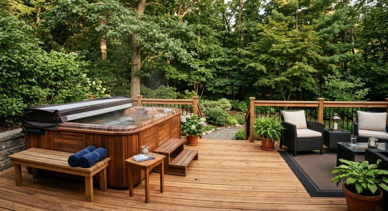 Hot Tub Deck Installation in Fairfield County, CT