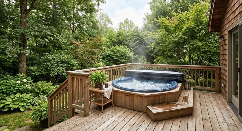Hot Tub Deck Installation in Fairfield County, CT