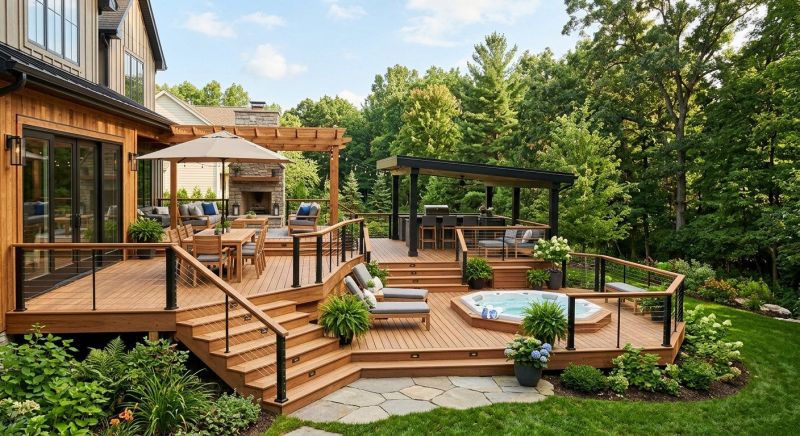 Hot Tub Deck Installation in Fairfield County, CT