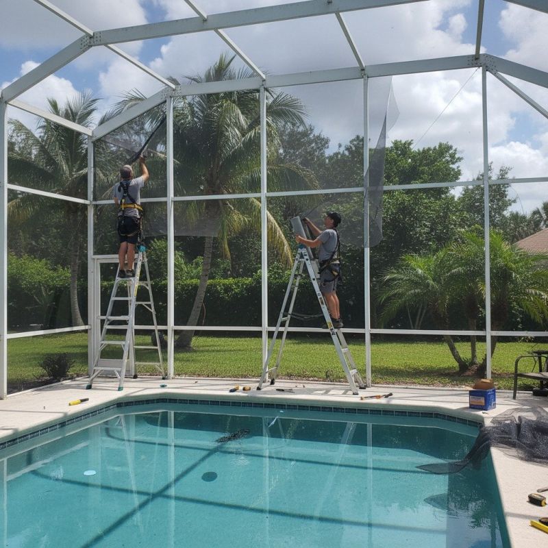 Local Mesh Pool Fence Construction in Clermont, FL