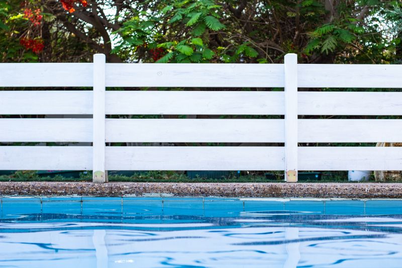 Vinyl Pool Fence Installation