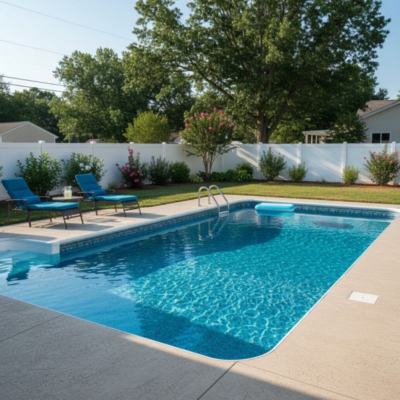 Vinyl Pool Fence Installation