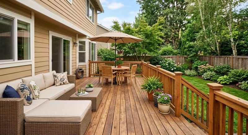 Wooden Patio Installation in Fairfield County, CT