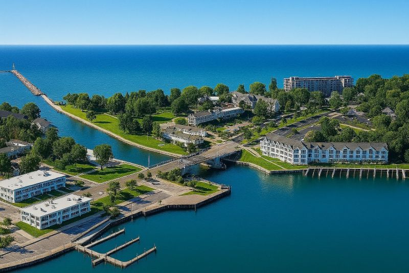 Local Mesh Pool Barrier Installation in Charlevoix, MI