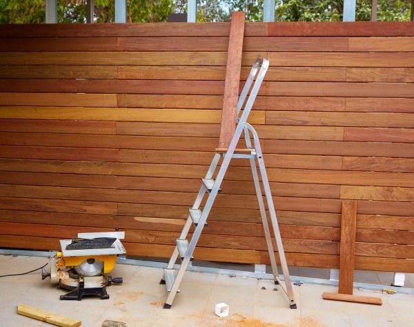 Wood Panel Fence Installation Service